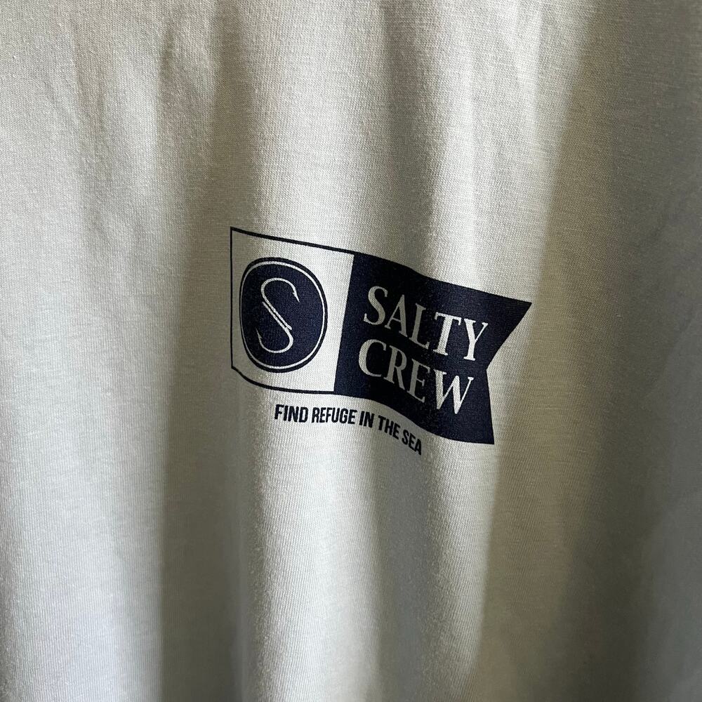 Salty Crew Alpha Premium NWT Long Sleeve T-Shirt Light Blue -‎ L - Picture 12 of 12